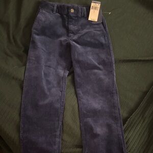 Polo by Ralph Lauren Navy Corduroy Waistband Pants size 8 boys